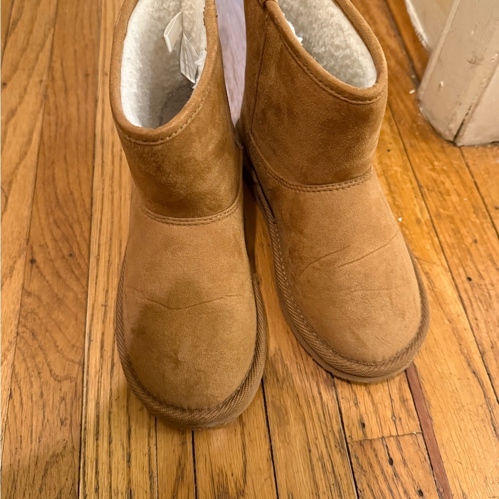 Cozy Tan Suede Boots